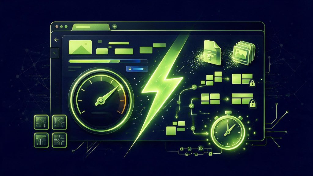 Illustration Core Web Vitals performance web