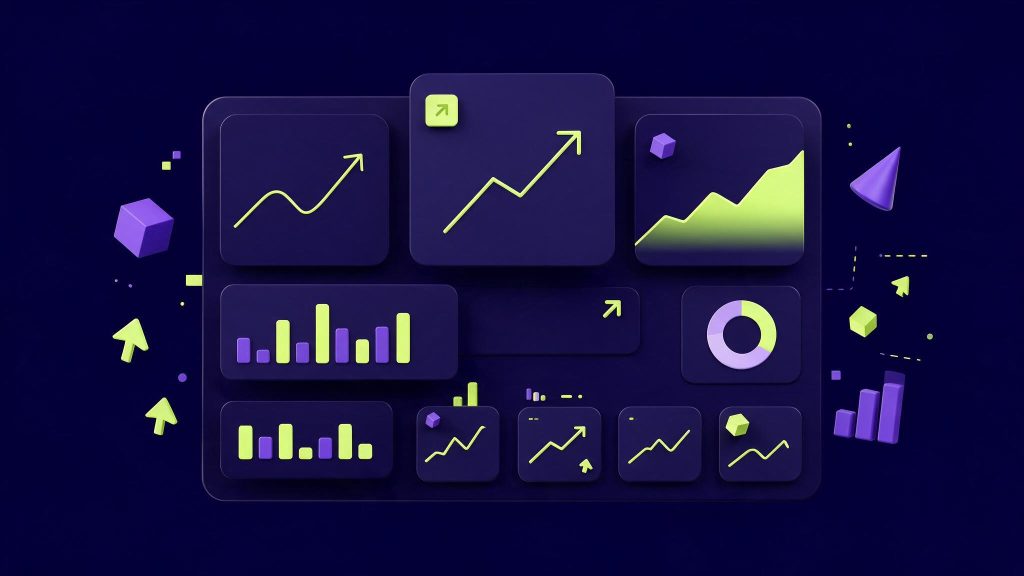 Illustration dashboard GA4 et Looker Studio pour dirigeants