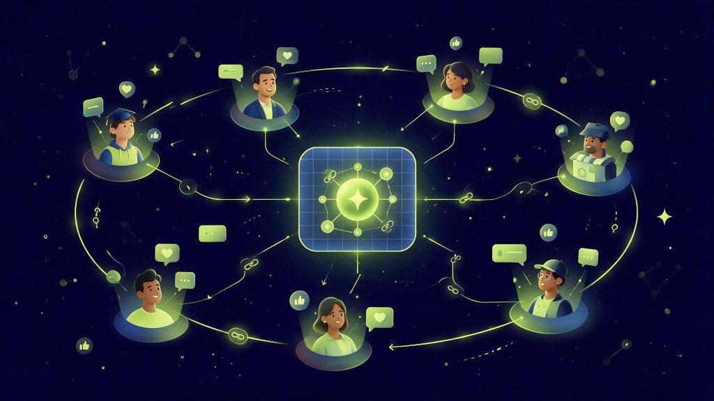 Illustration stratégie community management