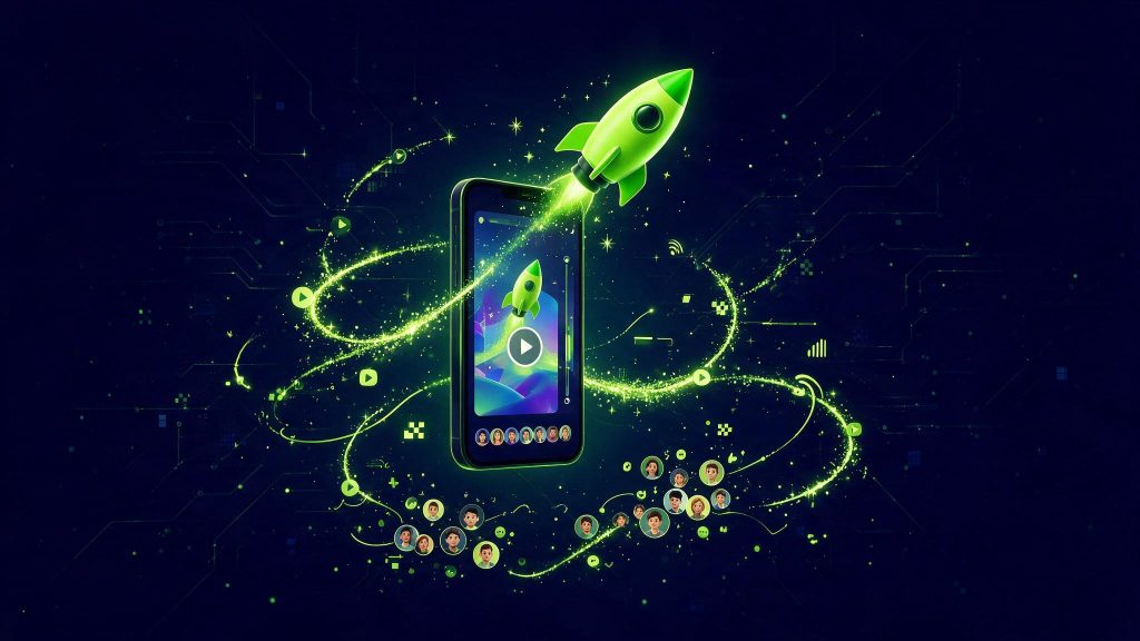 Illustration lancement campagne TikTok Ads