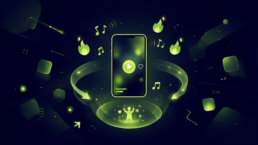Illustration TikTok marketing pour les marques
