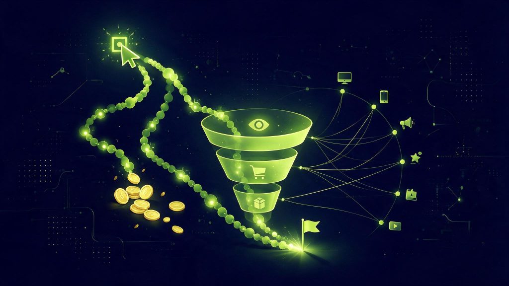 Illustration tracking des conversions et ROI marketing